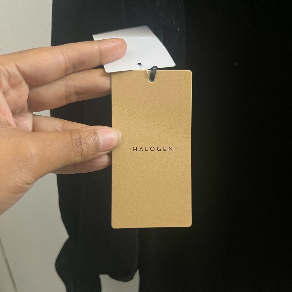 Halogen Black Ruffle Sleeve Blouse - Picture 7 of 7